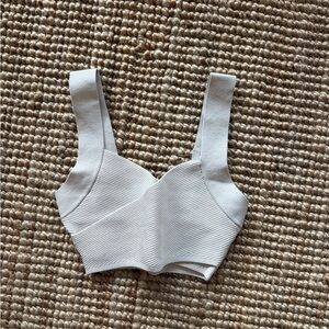 Aritzia Sculp Knit Cropped Top